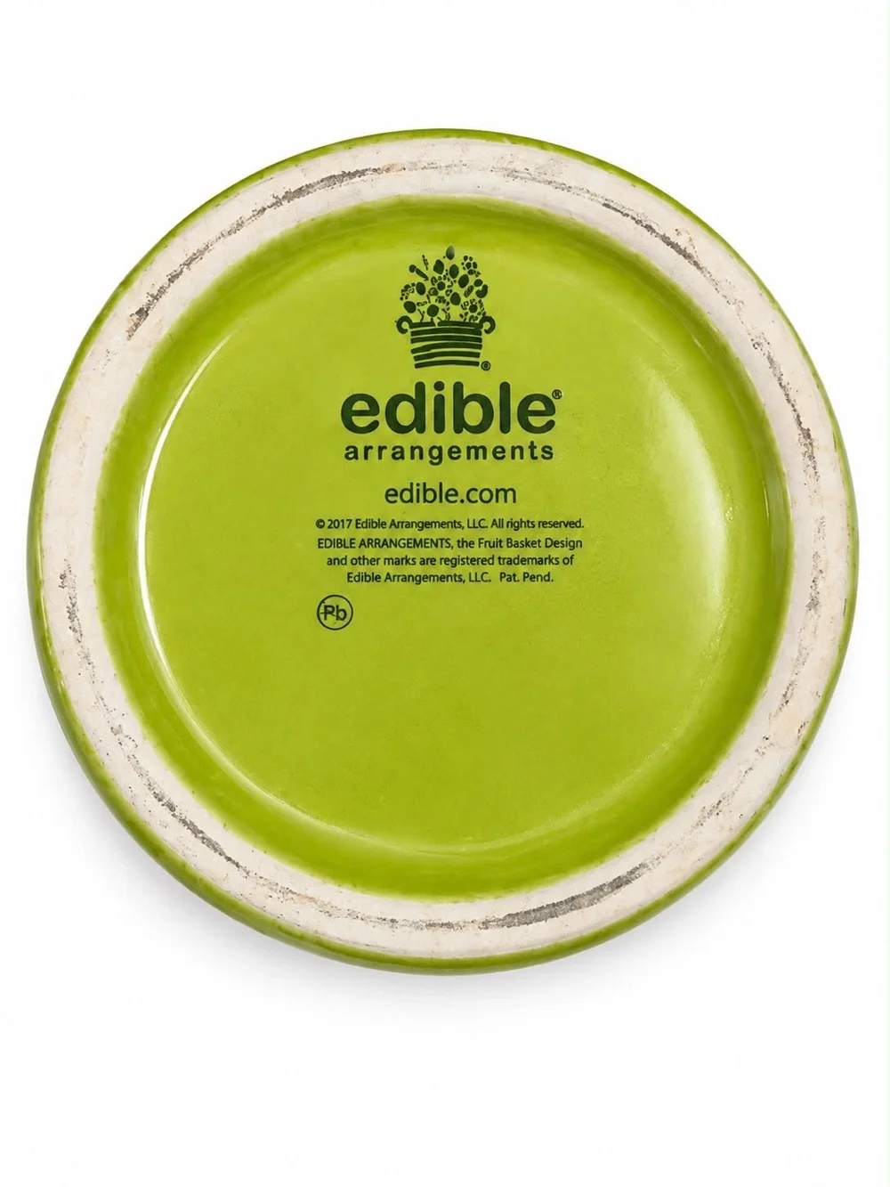 Bright Green Ceramic Serving Bowl by